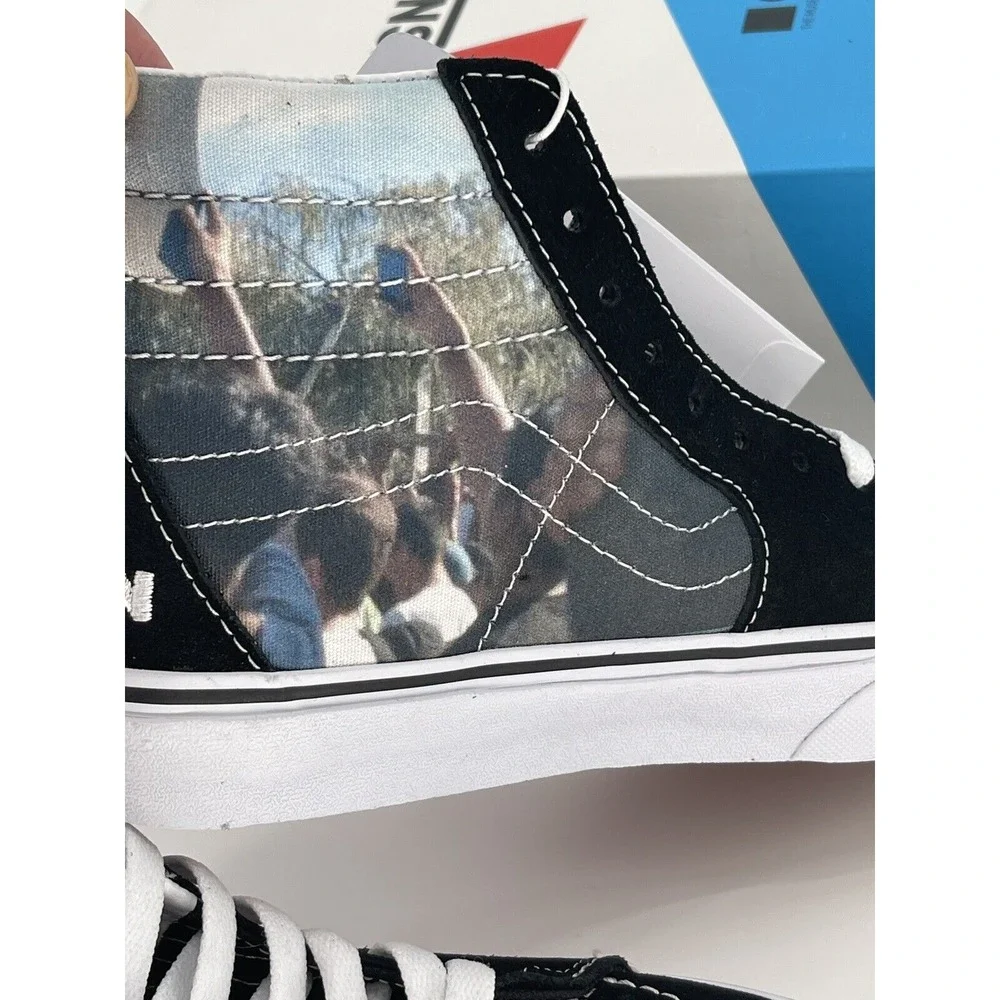 Vans Sneaker Sk8 Hi Moca Frances‎ Stark Black Men's Size 10.5 New